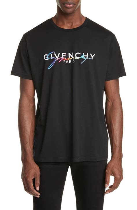 givenchy rainbow logo t shirt|vintage givenchy t shirt.